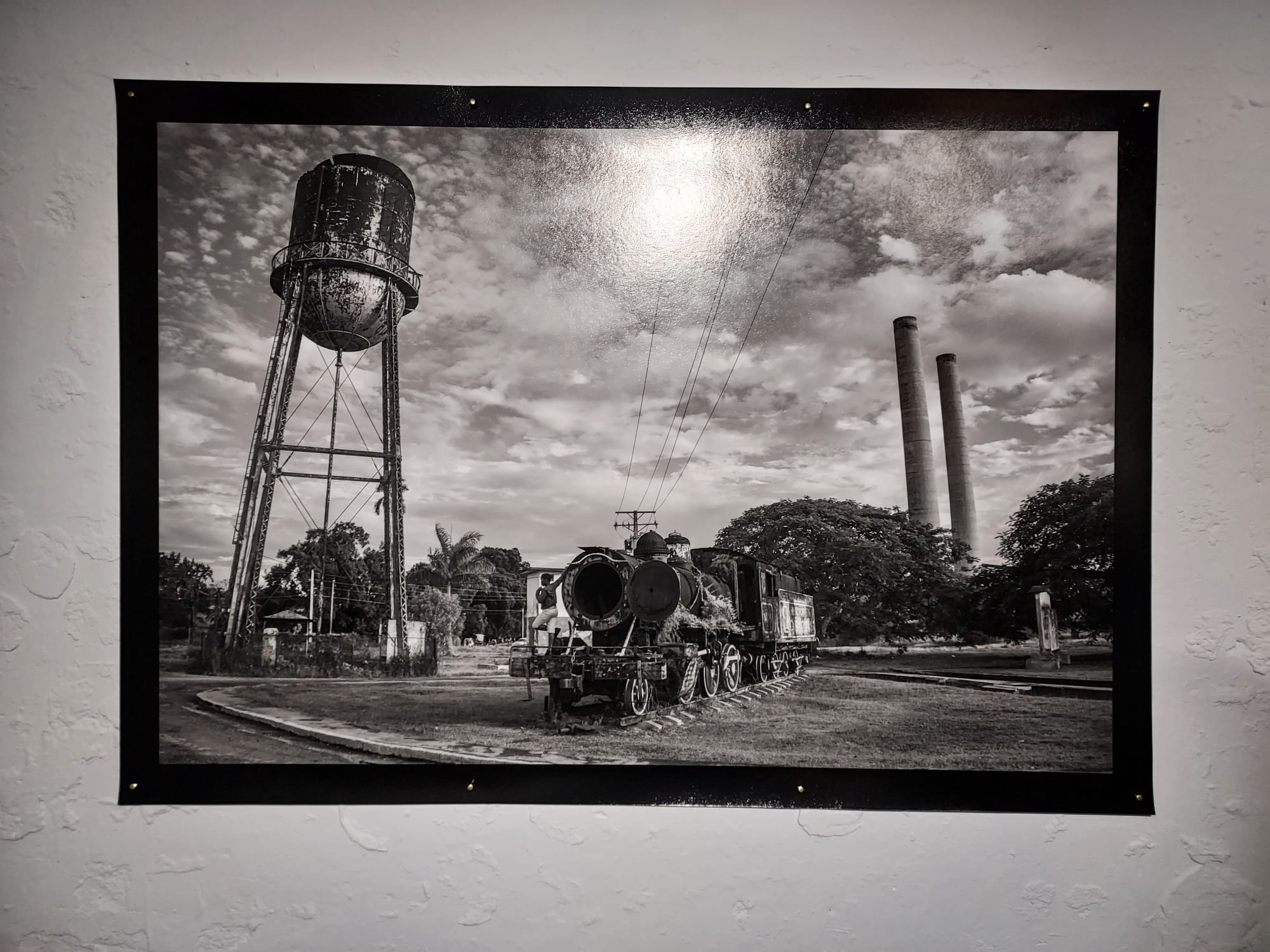 Fotografía antigua de un ferrocarril en el Festival Panoràmic